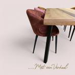 OPRUIMING SHOWROOM - Luxe Eettafel | Eiken-Mahonie, Huis en Inrichting, Tafels | Eettafels, Double Wood, Two Tone, Vijf personen of meer