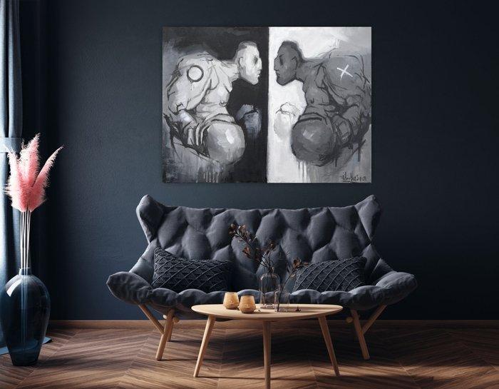 Piotr Waszczuk (1978) (Piter Vonszpon) - Rocky, Antiek en Kunst, Kunst | Schilderijen | Modern