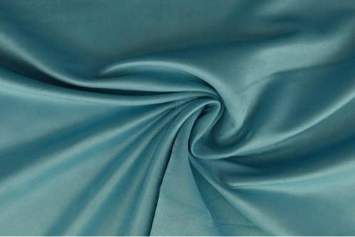10 meter suedine stof - Suede stof - Aqua blauw, Hobby en Vrije tijd, Stoffen en Lappen, 120 cm of meer, 200 cm of meer, Blauw