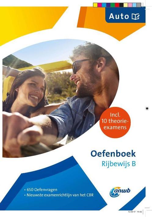Oefenboek Rijbewijs B - Auto 9789018042158 ANWB, Boeken, Hobby en Vrije tijd, Zo goed als nieuw, Verzenden