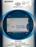 Sony Memory Stick PC Card Adapter- MSACPC3 (Nieuw), Audio, Tv en Foto, Fotocamera's Digitaal, Verzenden, Nieuw