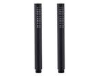 Veiling - 2x Beaux staafhanddouche 1 straalsoort Port mat zw, Nieuw