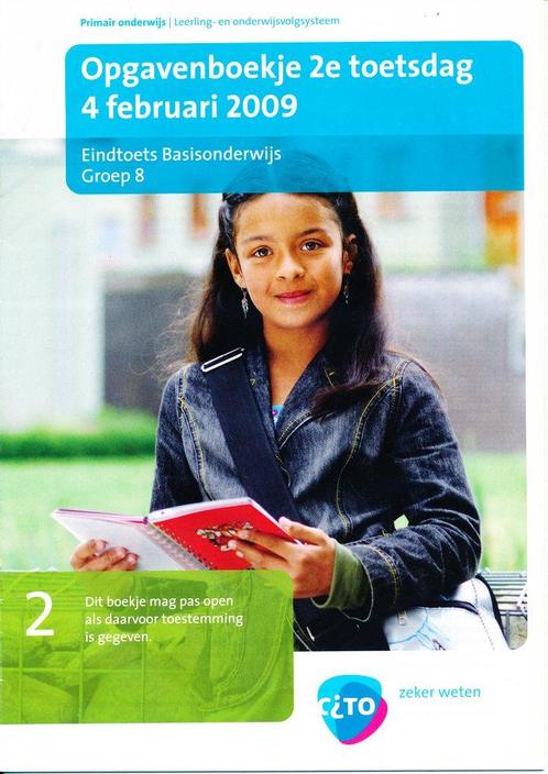 Eindcito groep 8 (2009) 2e toetsdag studievaardigheden en ta, Boeken, Schoolboeken, Nieuw, Verzenden