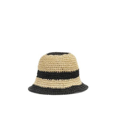 Lascana Strohoed Bucket hat van stro, zomerhoed,, Kleding | Dames, Hoeden en Petten, Nieuw, Verzenden
