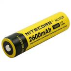 Nitecore 18650 li-ion NL1826 2600mAh 3.7V 1 Stuk, Verzenden, Nieuw