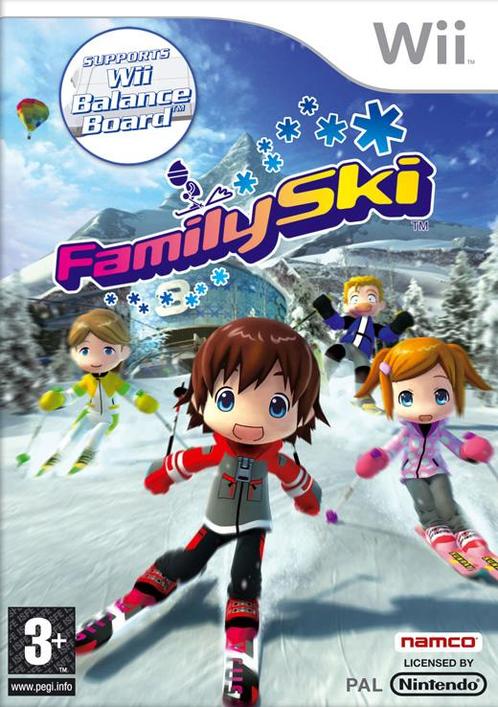 Family Ski-Standaard (Wii) Gebruikt, Spelcomputers en Games, Games | Nintendo Wii, Zo goed als nieuw, Ophalen of Verzenden