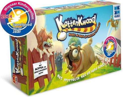 Megableu - Kattenkwaad - Speelgoed van het Jaar 2024 - Het P, Hobby en Vrije tijd, Gezelschapsspellen | Bordspellen, Nieuw, Verzenden