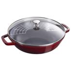 GGM Gastro | STAUB | SPECIALITIES - Wok met glazen deksel -, Verzenden, Nieuw