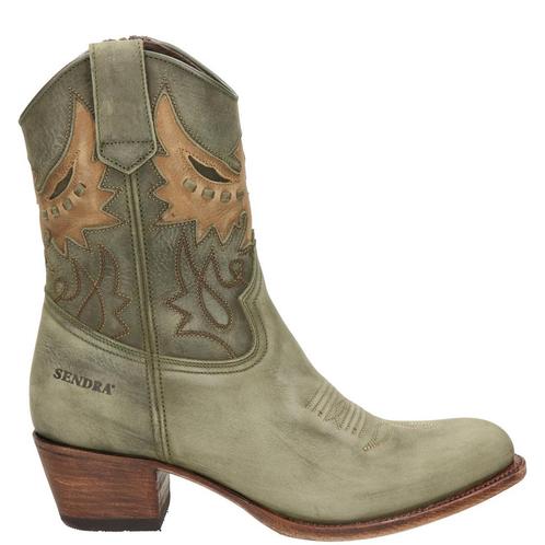 Sendra 16227 Debora cowboylaarzen, Kleding | Dames, Schoenen, Groen, Nieuw, Hoge laarzen, Verzenden