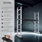 tectake® 4-in-1 Multifunctionele Ladder - Steiger - Huishoud, Verzenden, Zo goed als nieuw