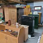 Brocante/Vintage oude kast/kasten kledingkast servieskast, Antiek en Kunst, Antiek | Meubels | Kasten, Ophalen