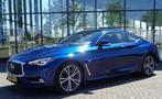 Infiniti Q60 2.0T Sport Tech 211PK AUTOMAAT UNIEK NL AUTO, Auto's, Automaat, Achterwielaandrijving, Zwart, Blauw