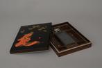 Schrijf-box - Hout, Lak, Zilver - Japan - Late Meiji-periode, Antiek en Kunst