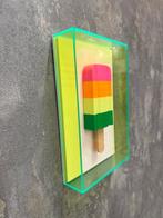 KIRAS - 1 FLAVOR - green neon frame, Antiek en Kunst