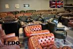 Verkoop van alle sorten Chesterfields, bank, fauteuil, ZGAN, Ophalen of Verzenden, Zo goed als nieuw, Leer, Chesterfield