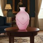 Made in Italy - Vaas - in Vetro Effetto Scavo - roze kleur, Antiek en Kunst