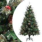 vidaXL Kerstboom met dennenappels 150 cm PVC en PE groen, Verzenden, Nieuw