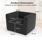 LIVSK Opblaasbare Bank - Royale Zitting 53 cm - Brede Armleu, Verzenden, Nieuw