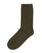 HEMA Damessokken structuur donkergroen 2+1 gratis, Kleding | Dames, Verzenden, Nieuw