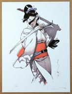 Michetz, Marc - 2 Offset Print - Geisha et larc à flèche et, Nieuw
