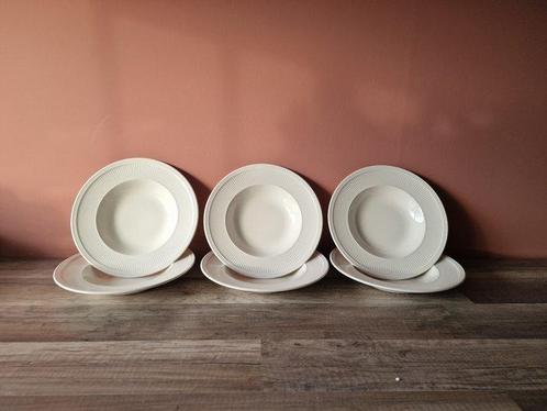 Wedgwood - Bord (6) - Windsor, Diepe borden / Pasta borden -, Antiek en Kunst, Antiek | Meubels | Tafels