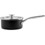 KitchenAid Steel Core Enamel Steelpan Zwart - 16cm, Verzenden, Nieuw