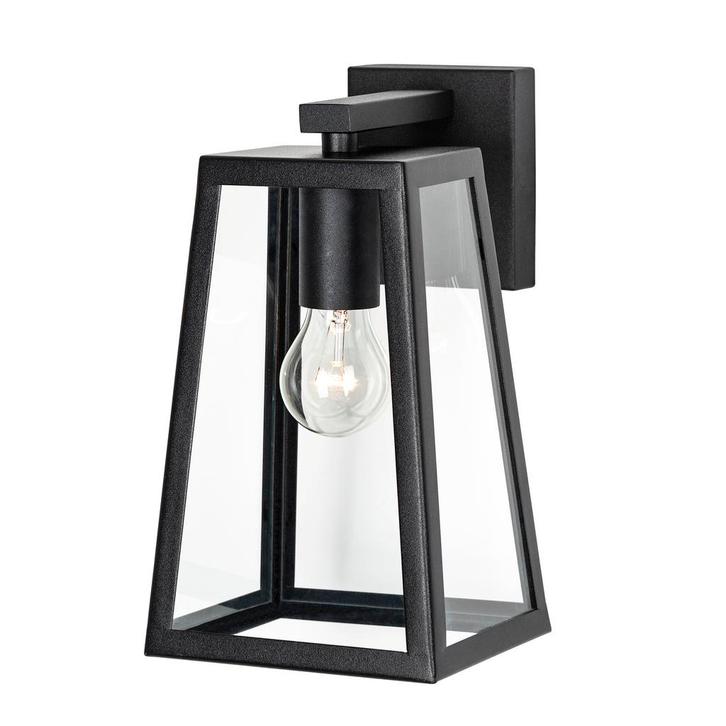 Luuk Muurlamp Zwart Buitenverlichting Strak & modern, Tuin en Terras, Buitenverlichting, Verzenden