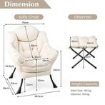 2dekans | Coast Fauteuil met Voetenkruk - 150 kg, Huis en Inrichting, Fauteuils, Ophalen of Verzenden, Zo goed als nieuw