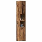 vidaXL Badkamerkast 30x30x183,5 cm bewerkt hout oud, Huis en Inrichting, Badkamer | Badkamermeubels, Verzenden, Nieuw, 150 tot 200 cm