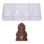 Chocolademal Chocolate World Sinterklaas (4x) 91x59x23mm, Hobby en Vrije tijd, Taarten en Cupcakes maken, Verzenden, Nieuw