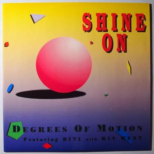 Degrees Of Motion Featuring Biti with Kit West  - Shine..., Cd's en Dvd's, Vinyl Singles, Maxi-single, Gebruikt, 12 inch, Pop