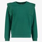 TwoDay meisjes sweater groen met ruches maat 122/128, Kleding | Dames, Truien en Vesten, Verzenden, Nieuw