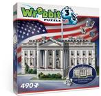 Wrebbit 3D Puzzel - White House (490 stukjes) | Wrebbit -, Hobby en Vrije tijd, Denksport en Puzzels, Verzenden, Nieuw