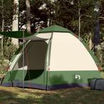 Kampeertent 4-persoons snelontgrendeling groen (Partytenten), Caravans en Kamperen, Kampeeraccessoires, Verzenden, Nieuw
