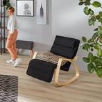 2dekans | tectake - Schommelstoel Onda fauteuil -, Huis en Inrichting, Stoelen, Ophalen of Verzenden, Zo goed als nieuw, Grijs