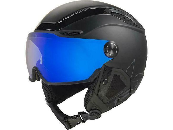 Bollé vizier skihelm v-line mat zwart, Sport en Fitness, Skiën en Langlaufen, Skiën, Nieuw, Overige merken, Overige typen