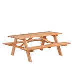 Hardhouten picknicktafel 180x160x75cm, Tuin en Terras, Tuinsets en Loungesets, Verzenden, Nieuw