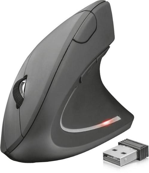 Trust Verto - Draadloze Ergonomische Muis / Zwart, Computers en Software, Muizen, Verzenden