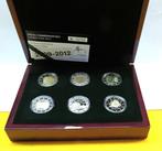 Luxemburg. 2 Euro 2009/2012 (6 monete) Proof (Zonder