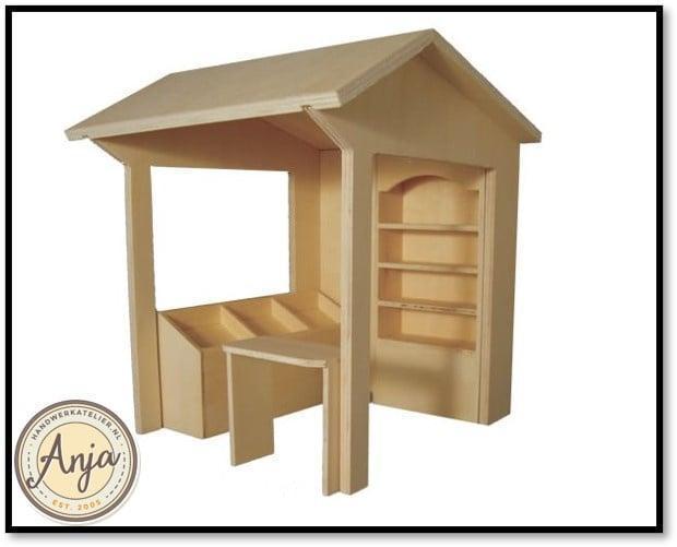 Poppenhuis behang vloeren ramen deuren ornamenten, Verzamelen, Poppenhuizen en Toebehoren, Poppenhuis, Nieuw, Ophalen of Verzenden