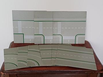 Lego - City - 9 Lego wegplaten - Denemarken beschikbaar voor biedingen