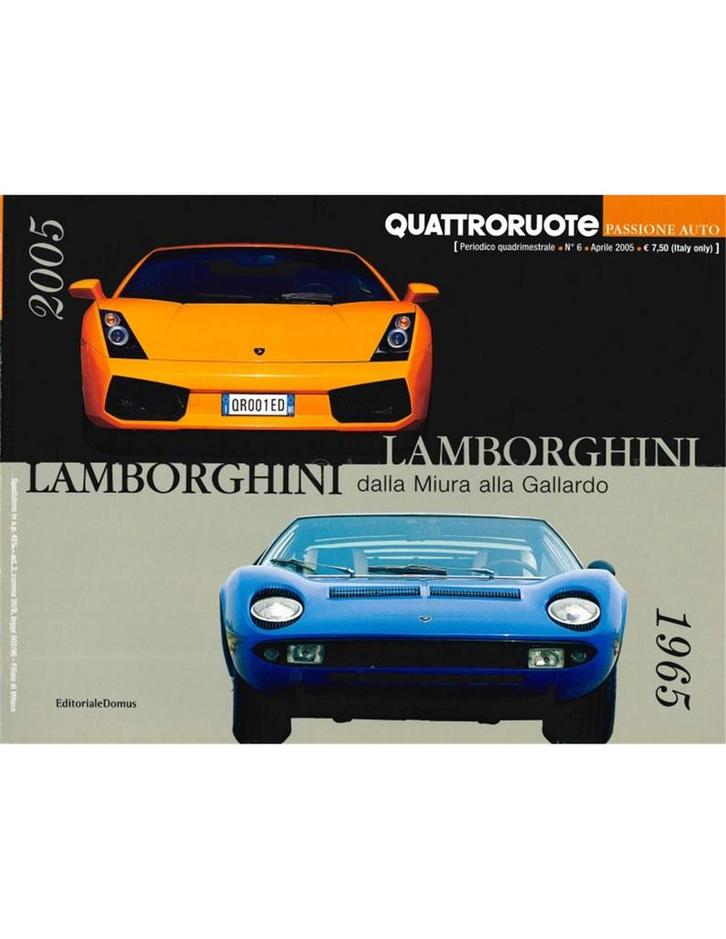 LAMBORGHINI, DALLA MIURA ALLA GALARDO (1965 - 2005), Boeken, Auto's | Boeken