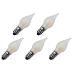 Reserve Kerstlampjes E10 LED Filament - 5 stuks - 10-55V -, Diversen, Kerst, Verzenden, Nieuw
