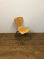 Gebruikte Schoolstoel - S3766 - Vintage/Café, Huis en Inrichting, Stoelen, Ophalen, Nieuw