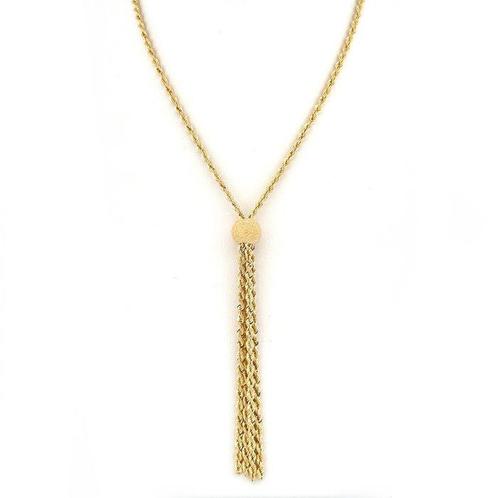 Handmade - Halsketting - 5 g - 18 karaat Geel goud - Gouden, Sieraden, Tassen en Uiterlijk, Kettingen