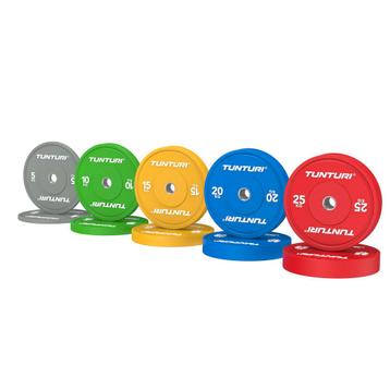 Tunturi Platinum bumperplates - Halter gewichten beschikbaar voor biedingen