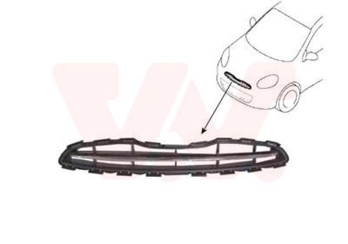 GRILL VOOR NISSAN MICRA 2010-2013 623101HJ0A, Auto diversen, Auto-accessoires, Nieuw, Ophalen of Verzenden