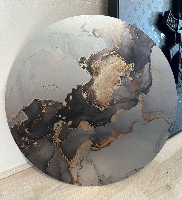 Daluxe Art (1999-) - 1999 • Luxury Marble Circle, Antiek en Kunst, Kunst | Schilderijen | Modern