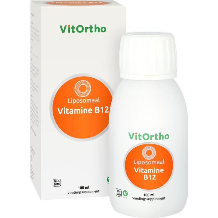 VitOrtho Vitamine B12 Liposomaal - 100 Milliliter, Sport en Fitness, Gezondheidsproducten en Wellness, Verzenden