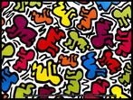 Keith Haring (after) - Poster Arte Keith HARING - Untitled, Antiek en Kunst, Kunst | Tekeningen en Foto's
